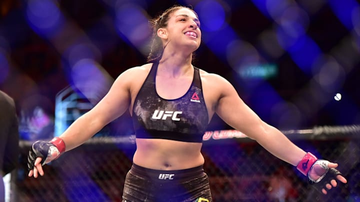 Mackenzie Dern is set to take on Marina Rodriguez in this weekend's UFC Vegas 39 main event. Mackenzie Dern is set to take on Marina Rodriguez in this weekend's UFC Vegas 39 main event.